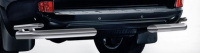 RIVAL R5717008  Защита заднего бампера d76+d42 Toyota LC200 2015-2018