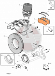 VOLVO 21752715 Энергоаккумулятор передний левый ТИП 24/24
